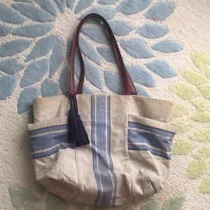 Stripped Lucky Brand purse